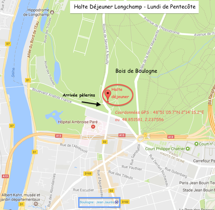 H2 Longchamp GoogleMaps