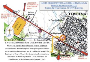 Acces messe pontificale