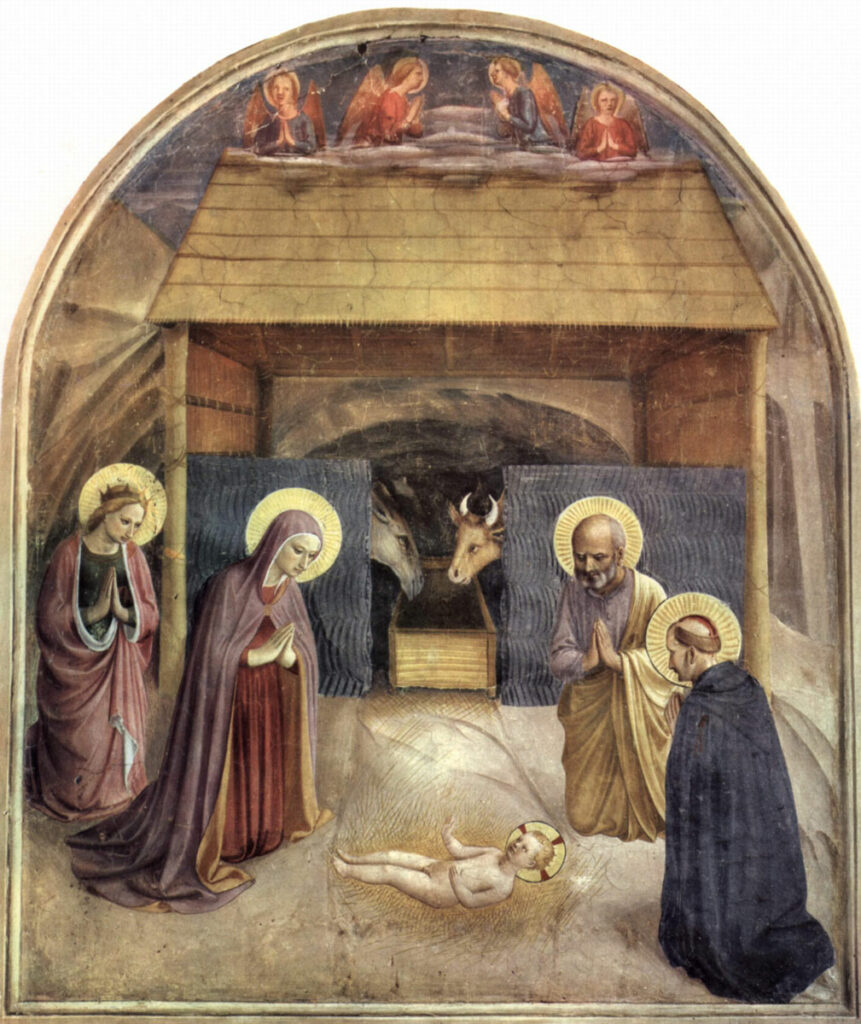 Fresques de San Marco, la nativité, Fra Angelico