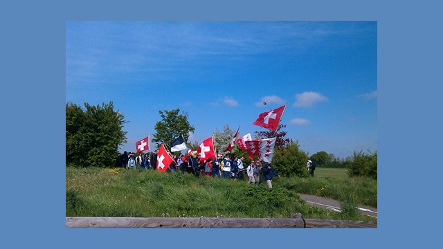 La colonne des pèlerins - La Suisse