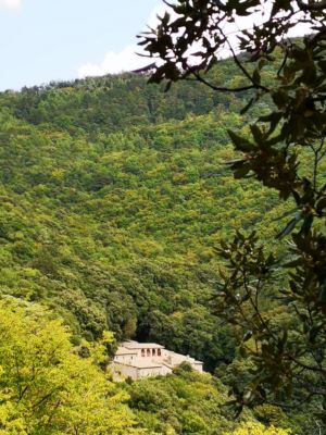 Ermitage della Carcieri dans son paradisiaque écrin de verdure