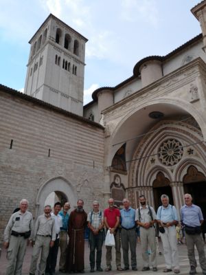 But atteint, la basilique Saint-François à Assise
