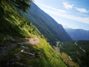 Descente vers l'Italie