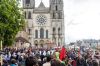 La messe du samedi au pèlerinage à Chartres